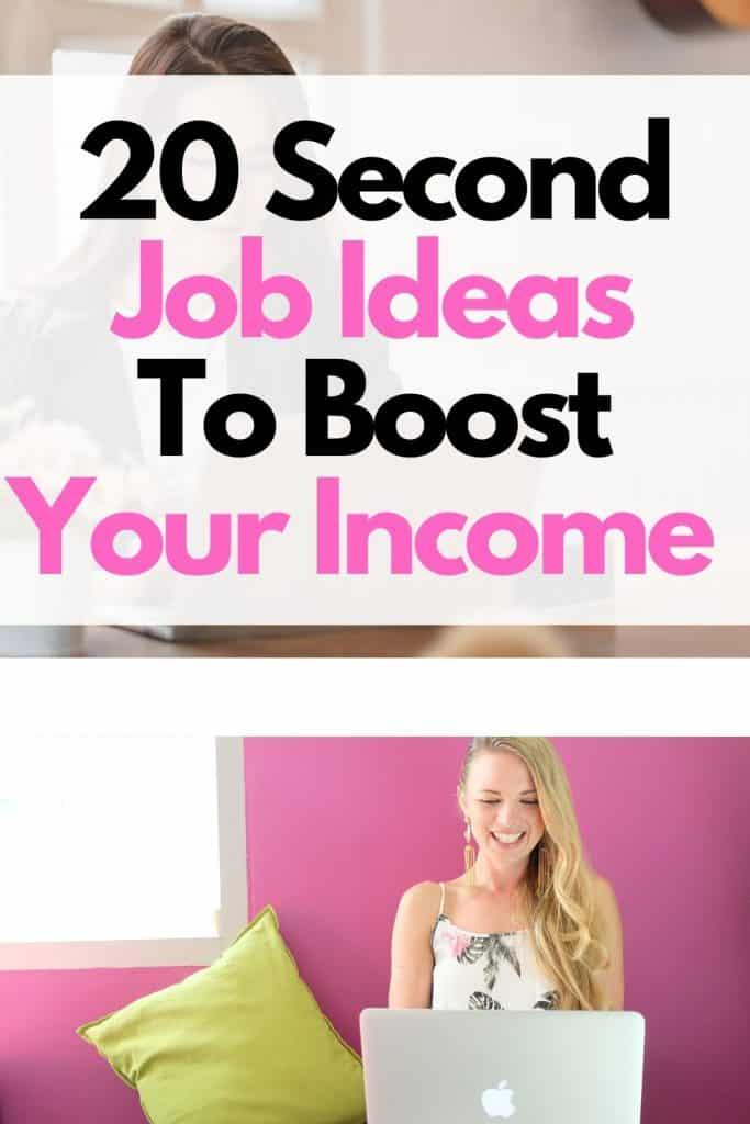 20 second job ideas to boost your income pinterest